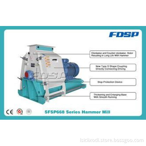 Corn Hammer Mill Machine / Universal Milling Machine SFSP66